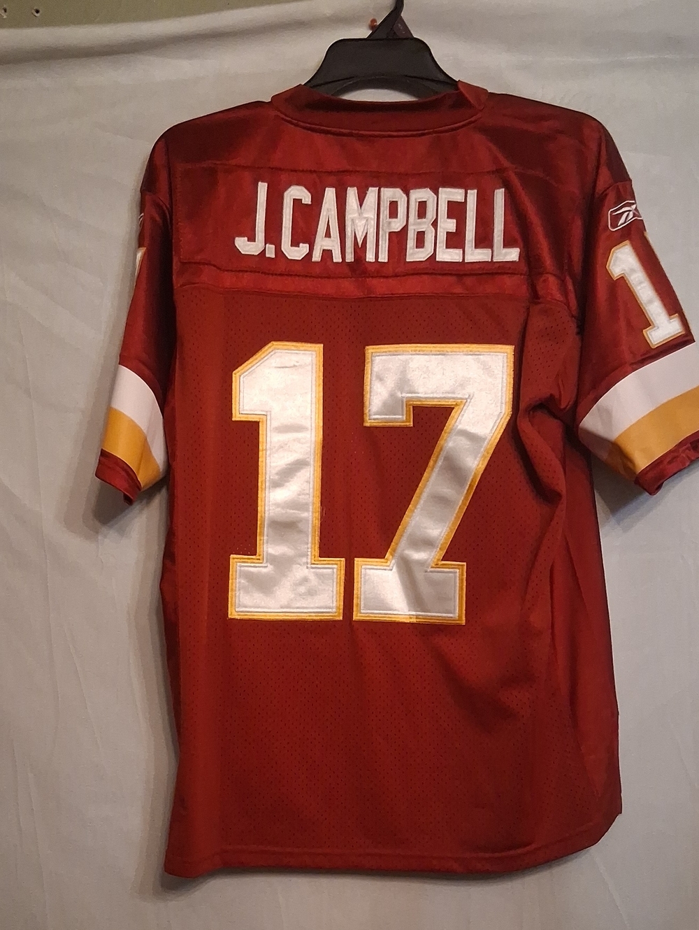 Redskins NFL Team Red Short-Sleeve Jersey - #17 Size 48 - Picture 9 of 10